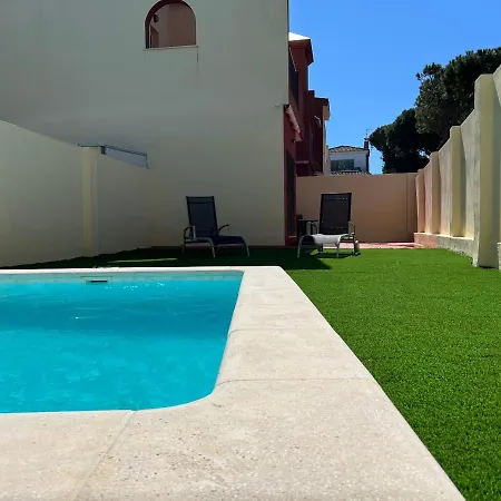 Casa Piscina Playa Barrosa Delfin 7 Villa Chiclana de la Frontera Exterior photo